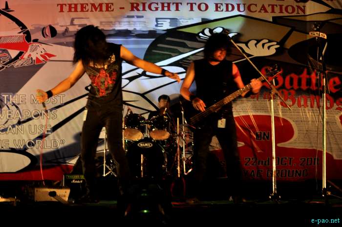 3rd Manipur Rock Fest 2011 - Theme - Right to Education  :: 21 / 22  Oct, 2011 2011