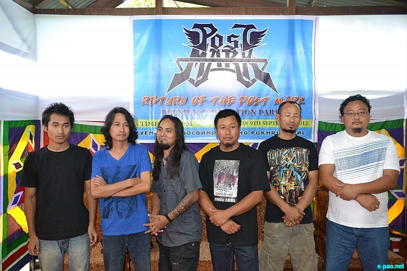 Reunion celebration party of Postmark - a Rock band - at Sagolband Sayang Pukhri Mapal, Imphal  :: 09 September 2012