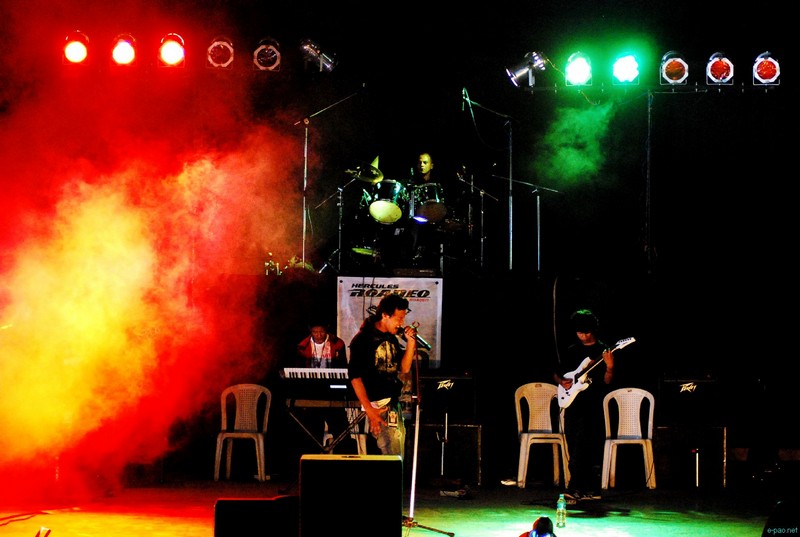 Live music show on second day of X Jam NE India Tour Shillong 2012 at NEHU Campus :: 18 August 2012