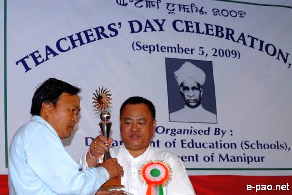 Teacher's Day Celebration by Edn(S) Govt of Manipur :: September 05 2009