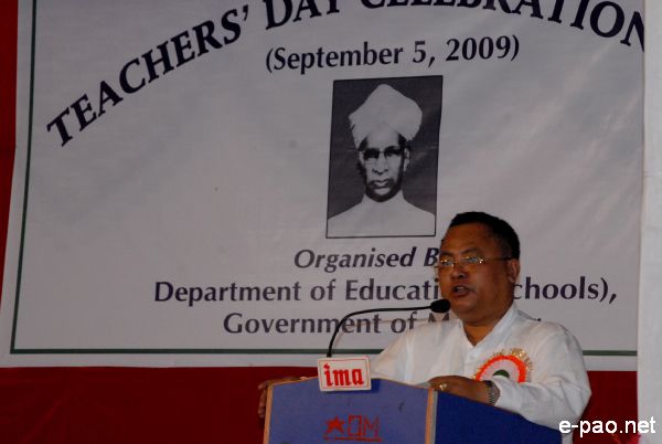Teacher's Day Celebration by Edn(S) Govt of Manipur :: September 05 2009