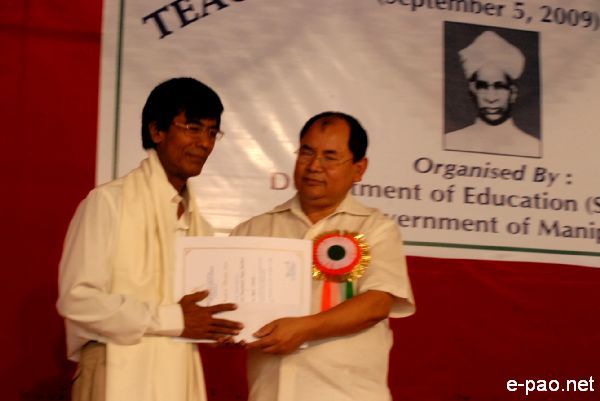 Teacher's Day Celebration by Edn(S) Govt of Manipur :: September 05 2009