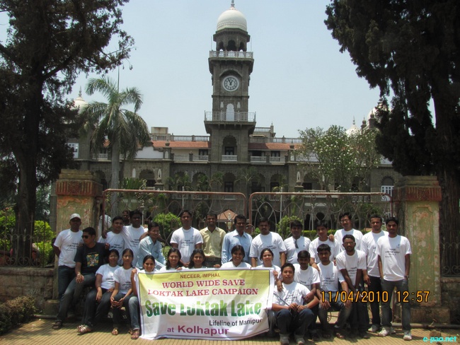 Worldwide Save Loktak Lake Campaign at Kolhapur, Maharashtra :: 11 April 2010