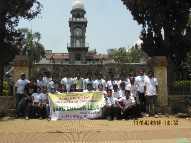 Worldwide Save Loktak Lake Campaign at Kolhapur, Maharashtra :: 11 April 2010