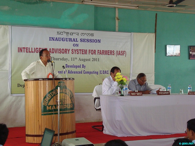 Intelligent Advisory System for Farmers (IASF) at Imphal :: 11 August 2011