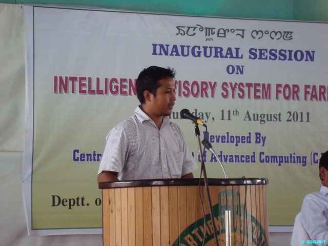 Intelligent Advisory System for Farmers (IASF) at Imphal :: 11 August 2011