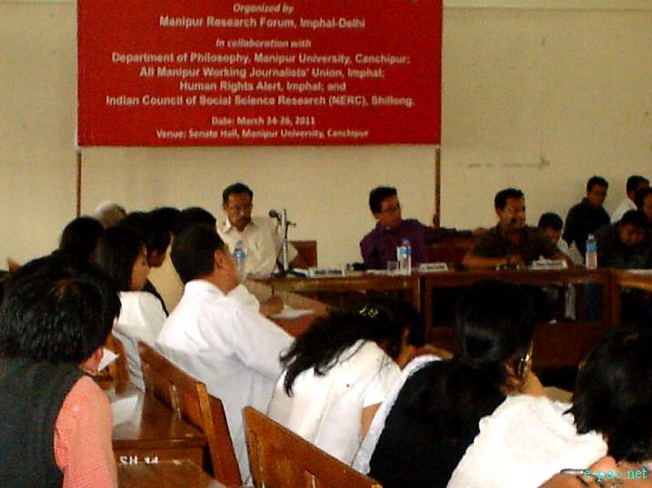 Colloquium on Militarism and Future of Democracy in Manipur :: 24 to 26 March 2011