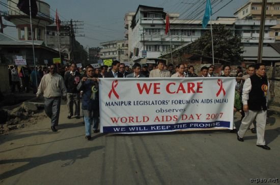 World AIDS Day observation @ THAU Ground :: 1 December 2007