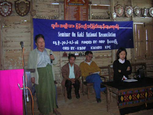 Seminar on Kuki National Reconciliation, Moreh, December 2nd 2006