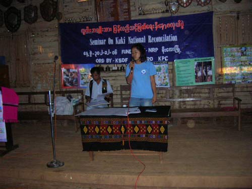 Seminar on Kuki National Reconciliation, Moreh, December 2nd 2006