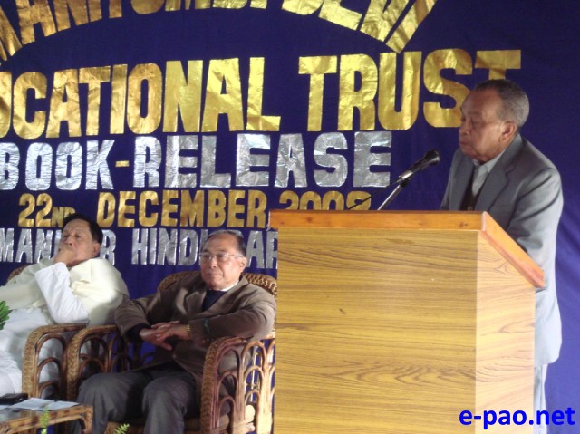 Release of 'New insights into the Glorious Heritage of Manipur' on 22nd Dec 2008