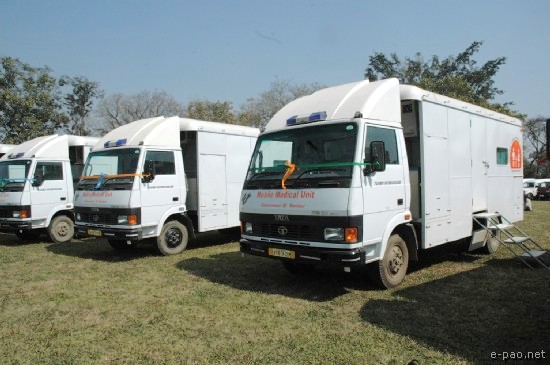 Mobile Medical Unit distributed to districts :: March 2008