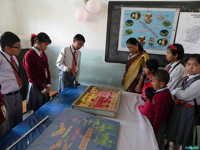 A school science exhibition held in December 2010 at Christ Jyoti School, Mantripukhri, Imphal.
