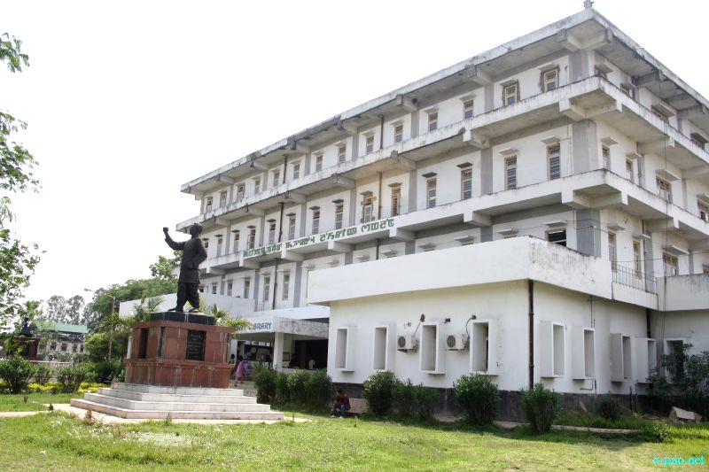 Manipur University Library at Manipur University (MU), Canchipur :: April 2012