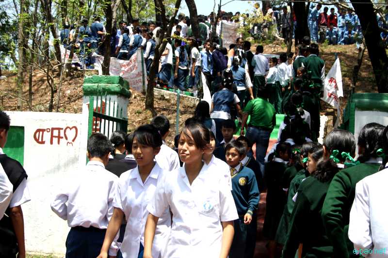 Meekap Thokpa Numit (Realisation Day Observation) at Historical Monument Pishum Ching, Singjamei :: April 17 2012
