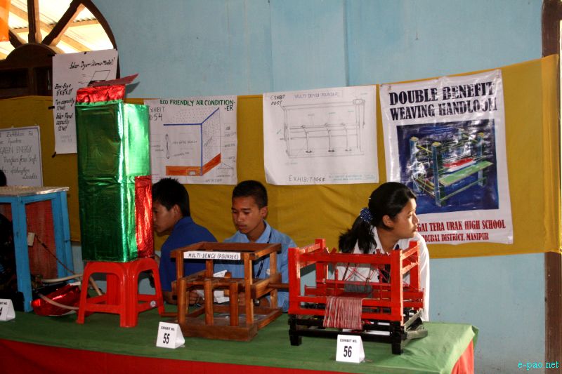 Science Exhibition for Inspire Awardees 2012 at CC Hr Sec School, Imphal :: 9 to 12 May 2012