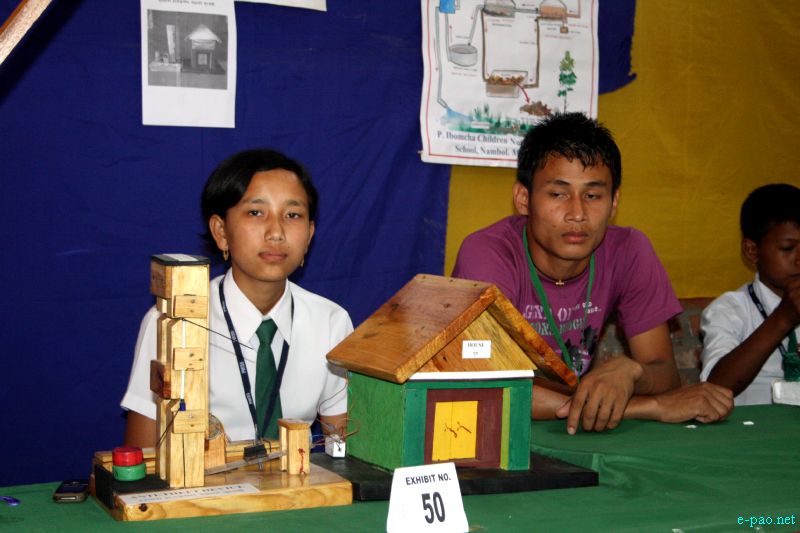 Science Exhibition for Inspire Awardees 2012 at CC Hr Sec School, Imphal :: 9 to 12 May 2012