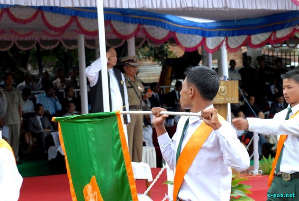 Flag hoisting at Independence Day  :: August 15 2009