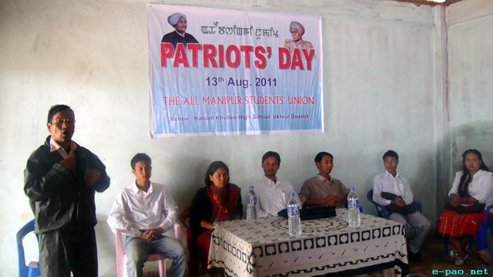 Patriots' Day (Athoubasingee Numit) at Kasom Khullen, Ukhrul  :: 13 August 2011