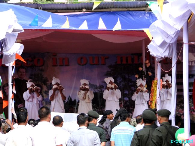 Relic of Saint Don Bosco arrives at Imphal :: April 29 2011
