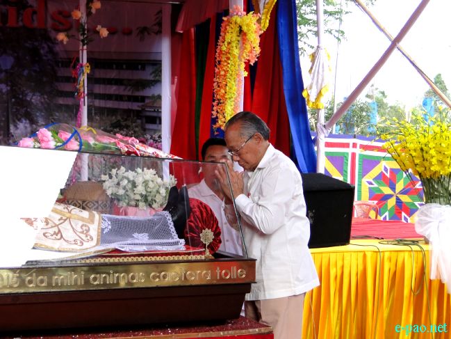 Relic of Saint Don Bosco arrives at Imphal :: April 29 2011