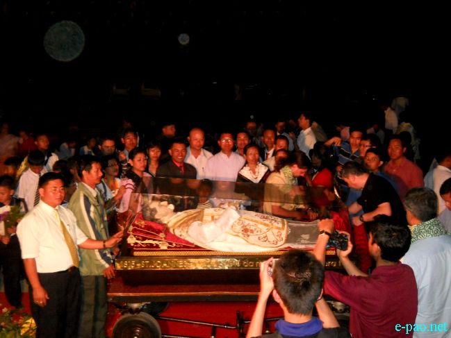 Relic of Saint Don Bosco arrives at Imphal :: April 29 2011