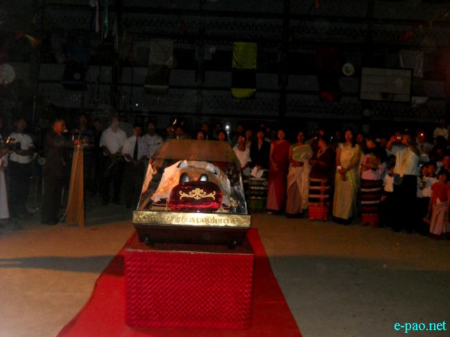 Relic of Saint Don Bosco arrives at Imphal :: April 29 2011