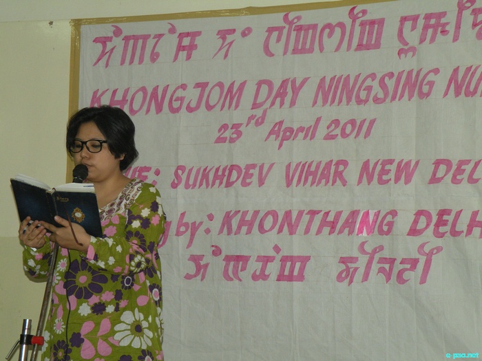 Khongjom Day Observation 2011 at New Delhi by Khonthaang :: April 23