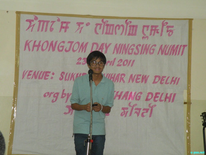 Khongjom Day Observation 2011 at New Delhi by Khonthaang :: April 23