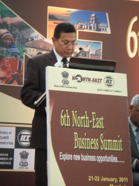 6th North East Business Summit held on 21st and 22nd Jan 2011 at Intercontinental, Mumbai