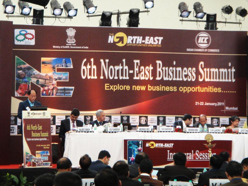6th North East Business Summit held on 21st and 22nd Jan 2011 at Intercontinental, Mumbai