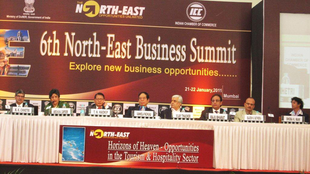 6th North East Business Summit held on 21st and 22nd Jan 2011 at Intercontinental, Mumbai