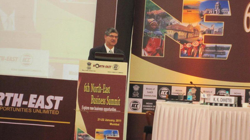 6th North East Business Summit held on 21st and 22nd Jan 2011 at Intercontinental, Mumbai