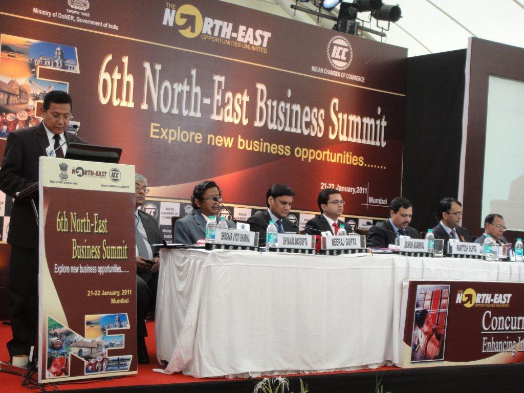 6th North East Business Summit held on 21st and 22nd Jan 2011 at Intercontinental, Mumbai