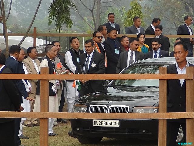 The car which the Prime Minister used during his visit to Imphal on 3rd december 201
