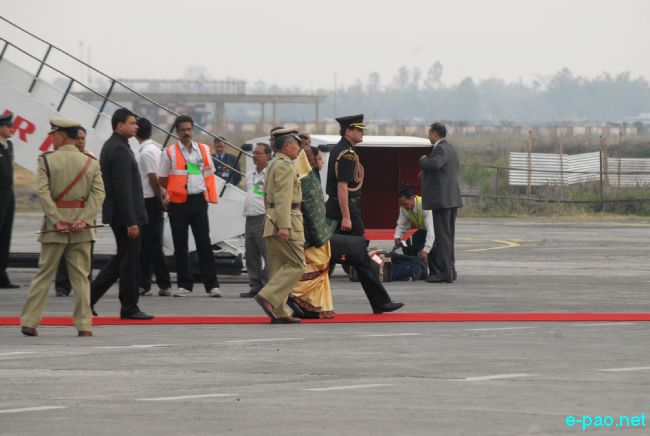 Pratibha Devisingh Patil - President of India visit to Imphal :: 10 March 2011