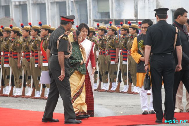 Pratibha Devisingh Patil - President of India visit to Imphal :: 10 March 2011