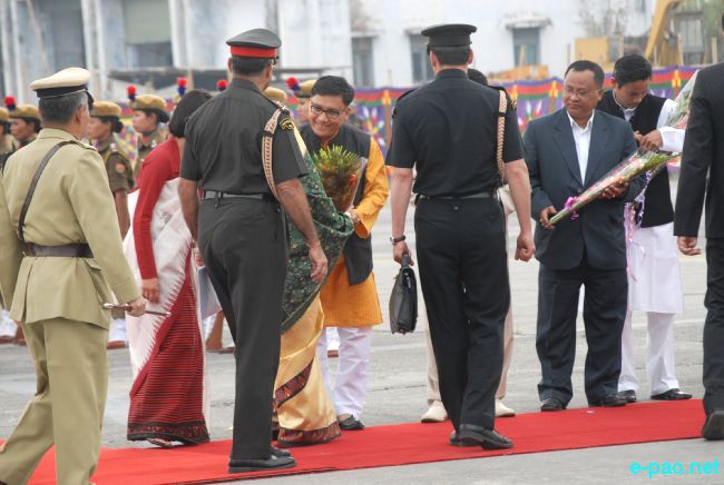 Pratibha Devisingh Patil - President of India visit to Imphal :: 10 March 2011
