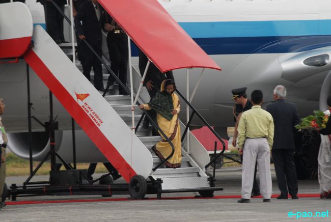 Pratibha Devisingh Patil - President of India visit to Imphal :: 10 March 2011