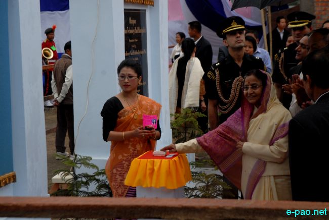 Pratibha Devisingh Patil - President of India visit to Imphal :: 11 March 2011