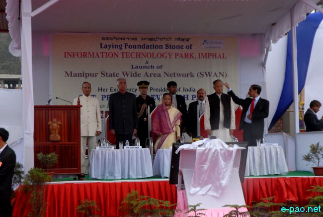 Pratibha Devisingh Patil - President of India visit to Imphal :: 11 March 2011