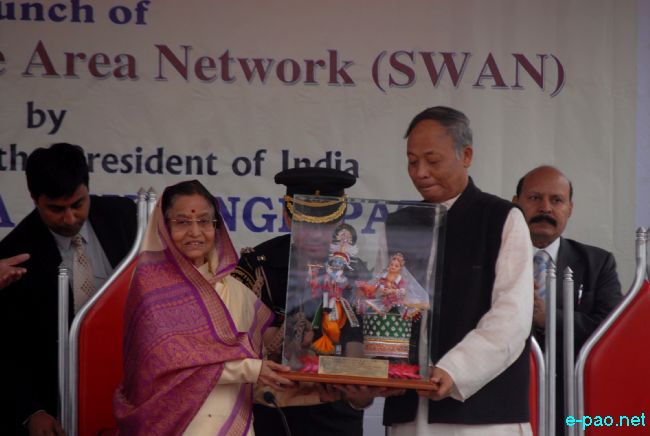 Pratibha Devisingh Patil - President of India visit to Imphal :: 11 March 2011