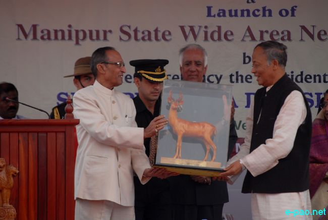 Pratibha Devisingh Patil - President of India visit to Imphal :: 11 March 2011