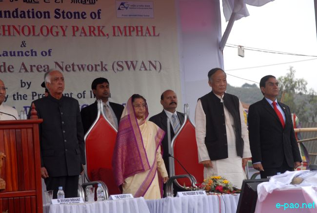 Pratibha Devisingh Patil - President of India visit to Imphal :: 11 March 2011