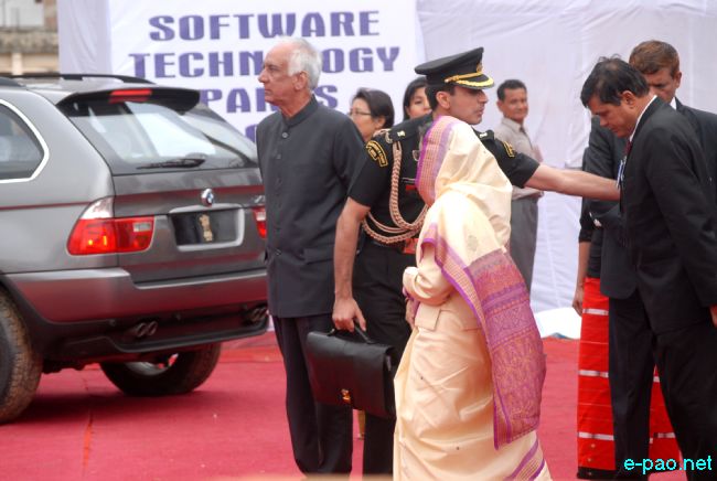 Pratibha Devisingh Patil - President of India visit to Imphal :: 11 March 2011