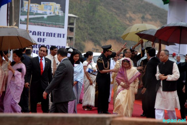 Pratibha Devisingh Patil - President of India visit to Imphal :: 11 March 2011
