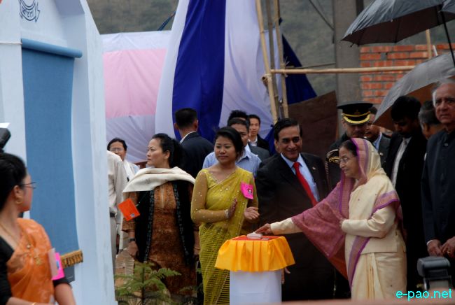 Pratibha Devisingh Patil - President of India visit to Imphal :: 11 March 2011