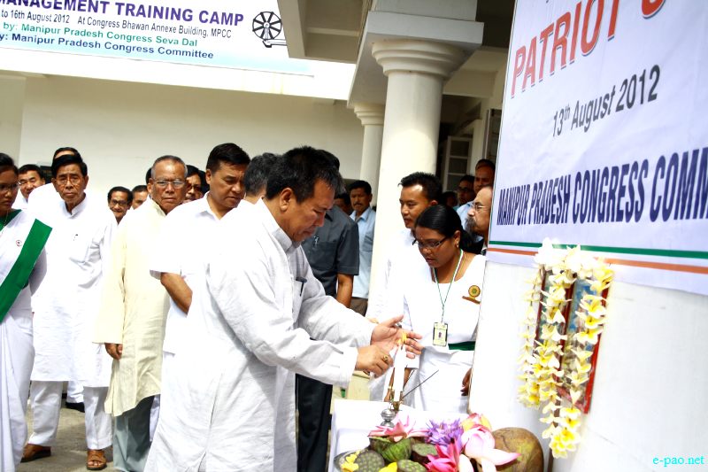 Patriots' Day Observation at  Congress Bhawan, Imphal :: 13th August 2012