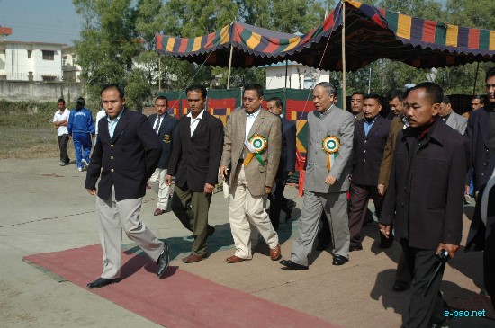 Foundation Stone laying for Manipur Olympic Bhavan :: January 31 2009