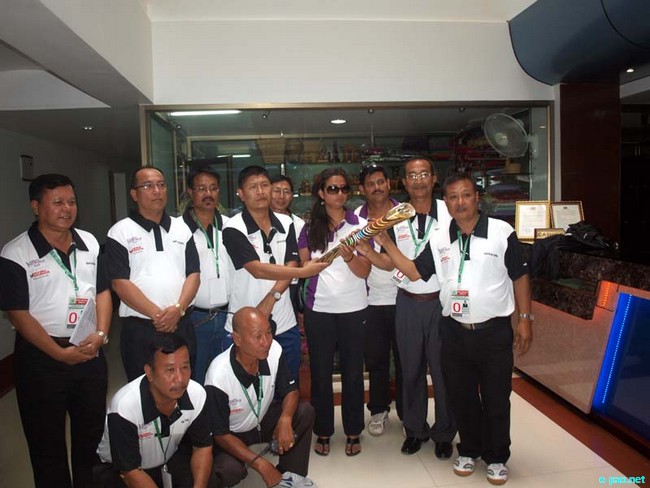 Queen's Baton Relay for Commonwealth Games 2010 - Manipur Leg  :: 27 July 2010